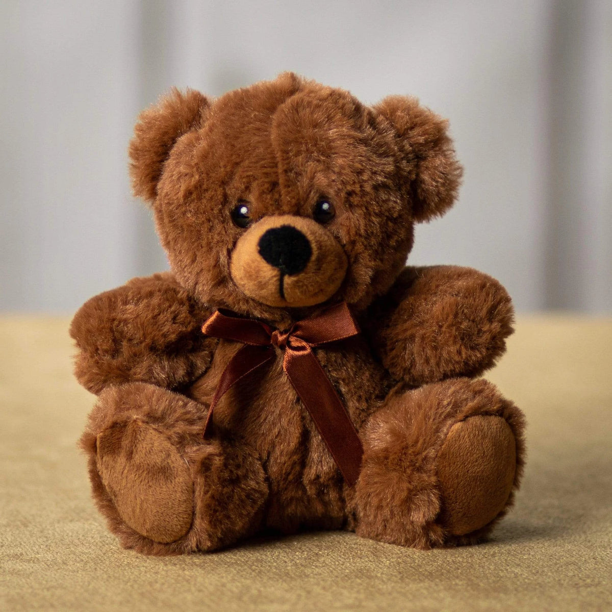 Toyingly Brown Color Fur Teddy Bear | Cute Teddy Bear Loveable And Huggable Toy - 28 cm (Brown)