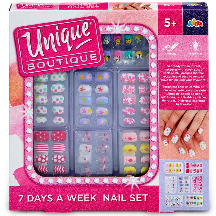Unique Boutique 7 Days A Week Nail Craft Set