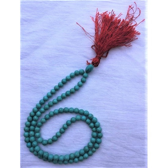 Blue Feroza (Turquoise) Tasbih – 100 Prayer Beads, 8mm Misbaha