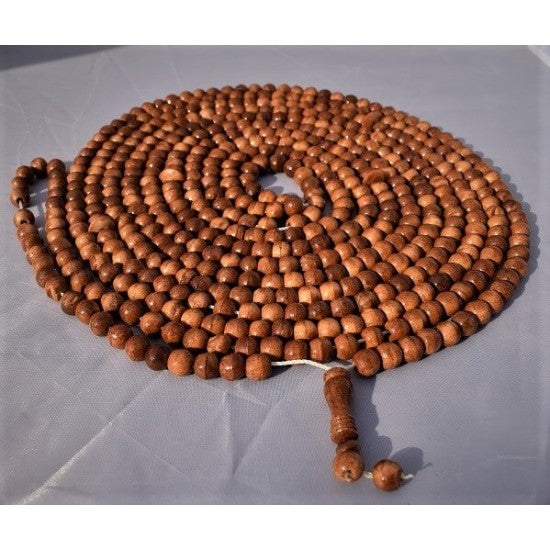 Brown Wooden Beads – 500 Count (10MM) with 5 Separators & Strong Thread